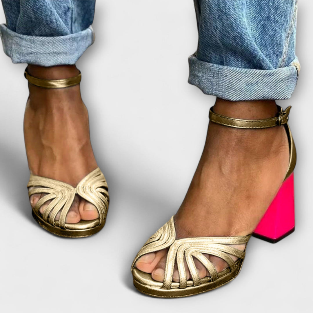 Milviana | Gold Meets Pink Glamour
