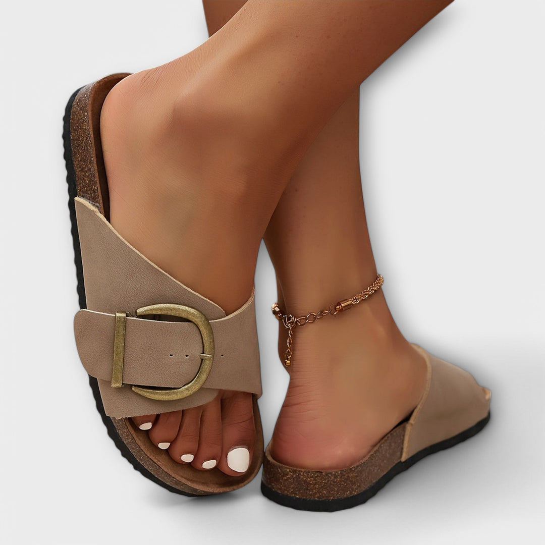 Margie | Sandals with Buckle-Strap Design