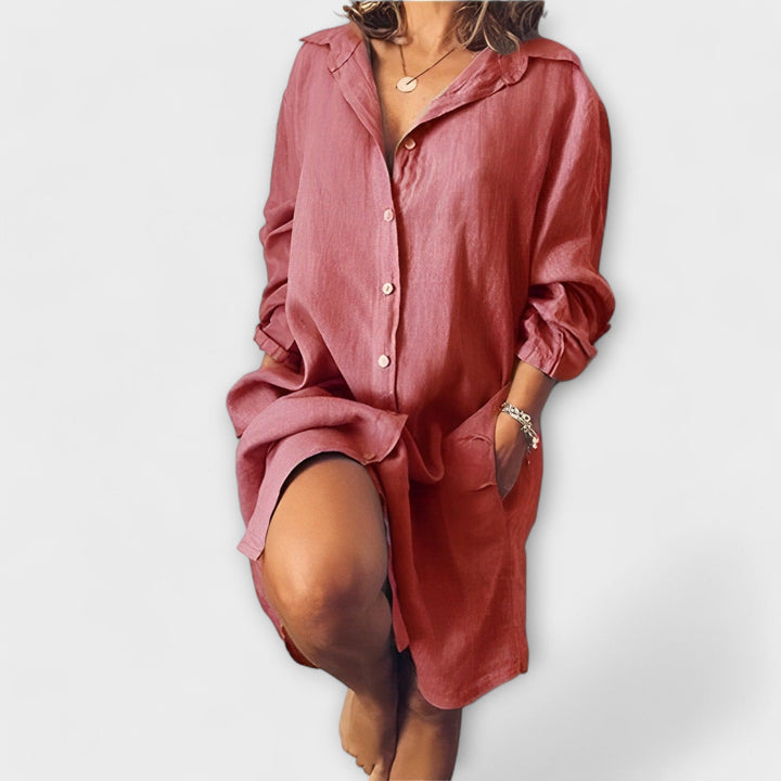 Isla | Casual Linen Blouse
