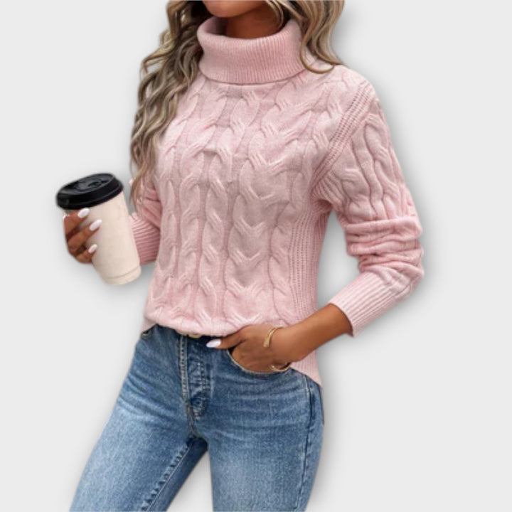 Amelia | Elegant Knitted Turtleneck Sweater