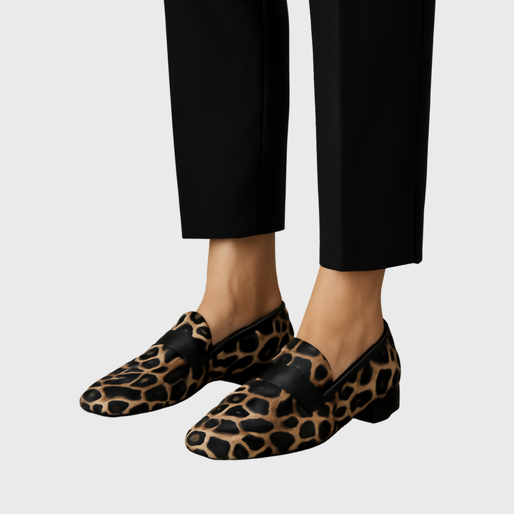 Mira | Chic Leopard Loafers