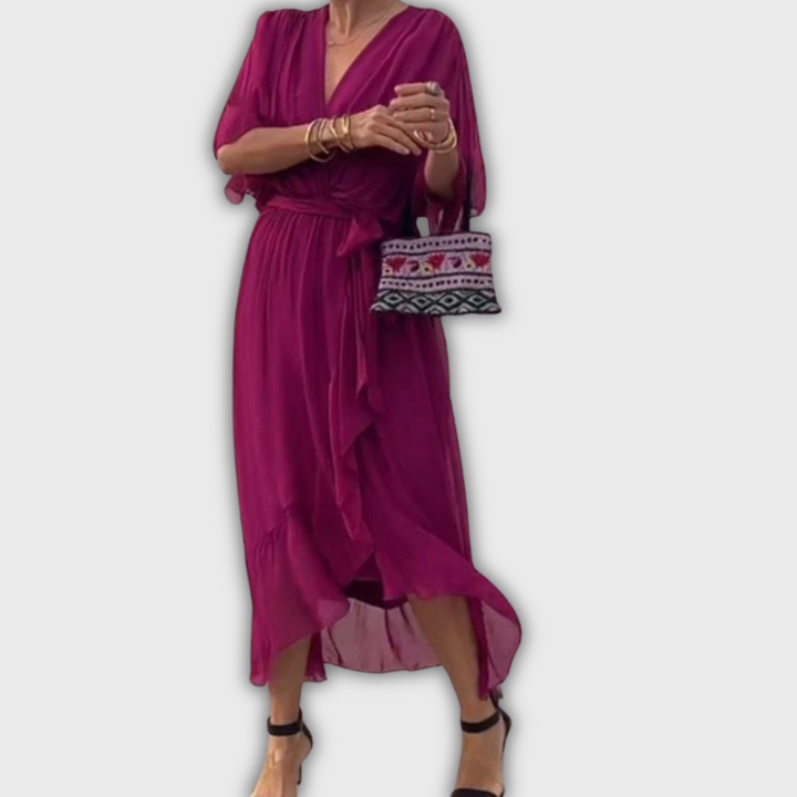 Cristi | Wrap Midi Dress