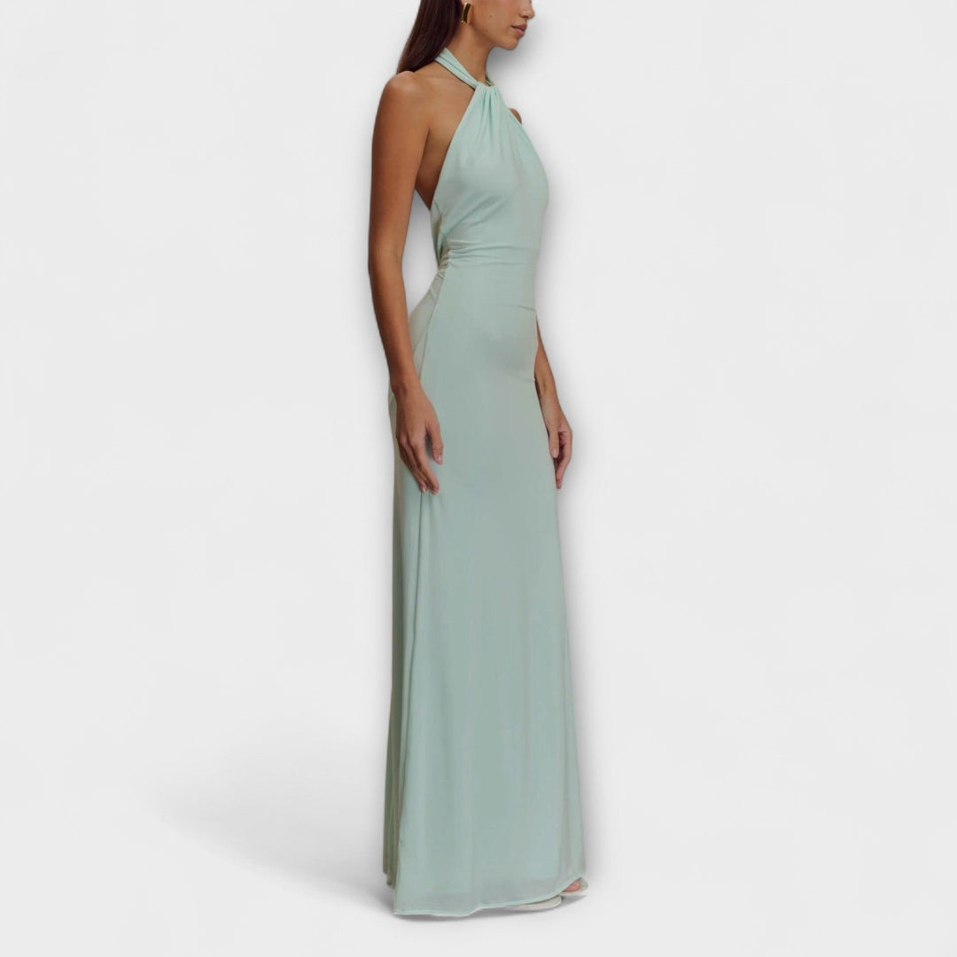 Solène | Halter Evening Gown