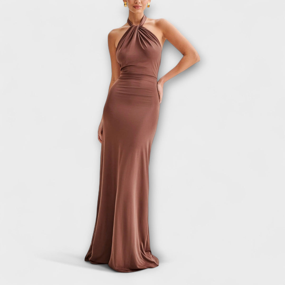 Solène | Halter Evening Gown