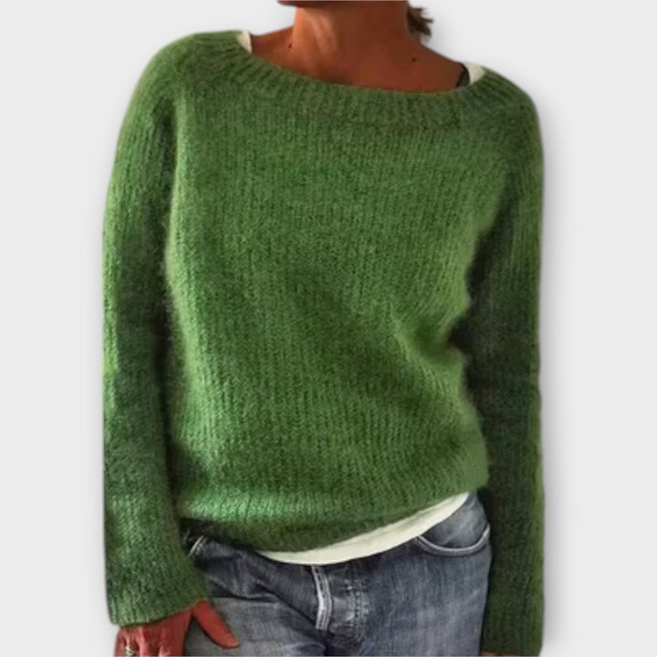 Regine | Solid Knit Sweater