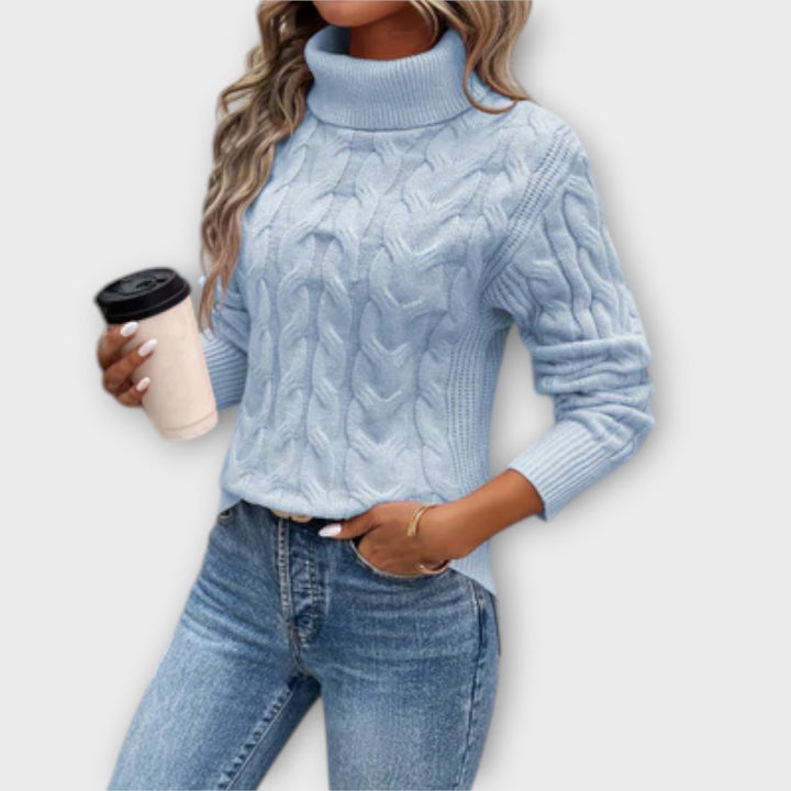 Amelia | Elegant Knitted Turtleneck Sweater