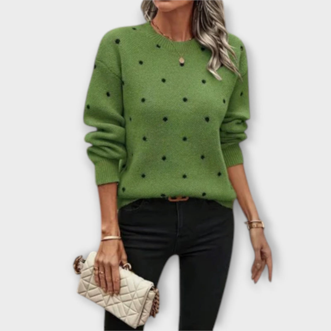 Ava | Long-Sleeve Knit Sweater