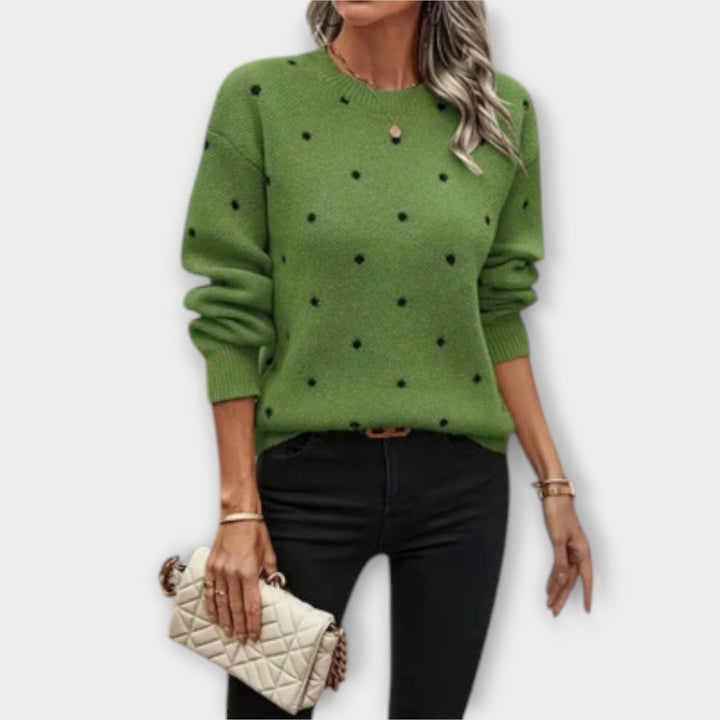 Ava | Long-Sleeve Knit Sweater