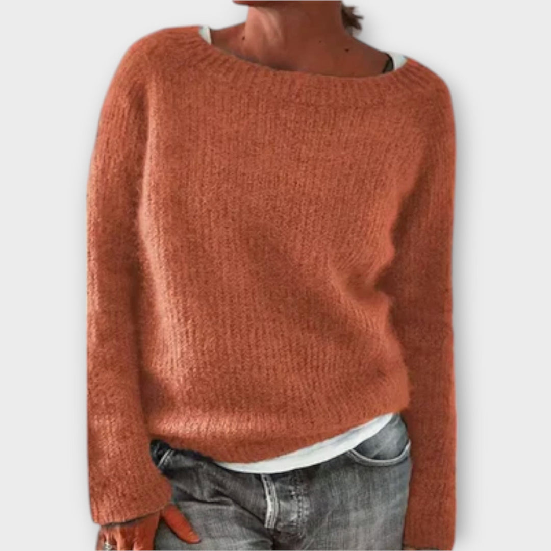 Regine | Solid Knit Sweater