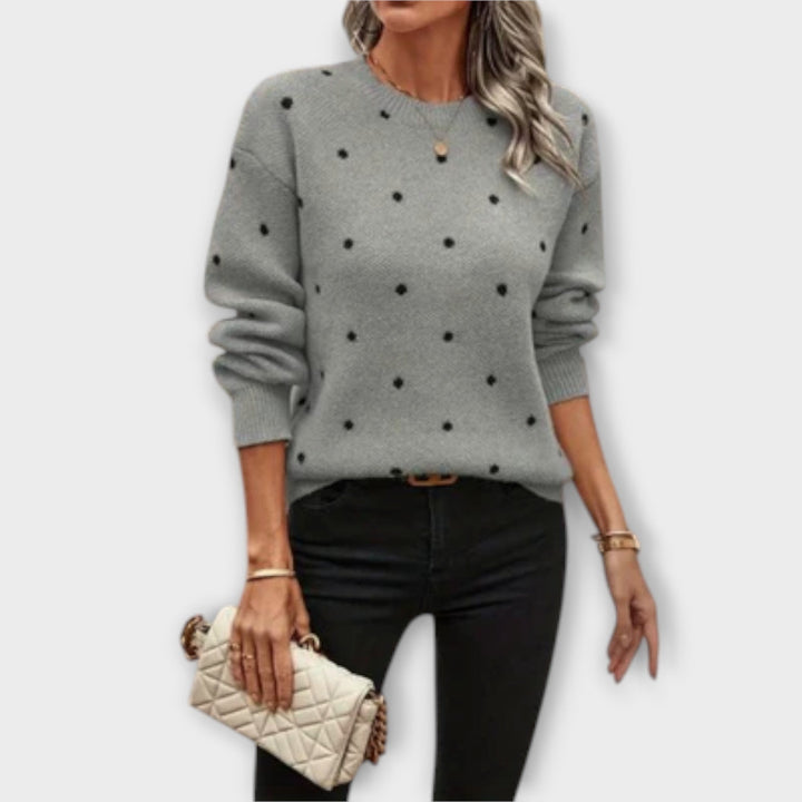 Ava | Long-Sleeve Knit Sweater