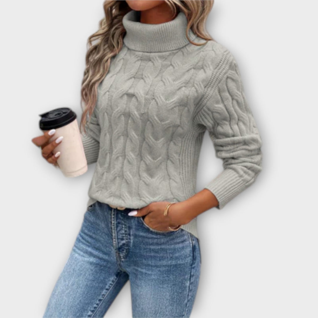 Amelia | Elegant Knitted Turtleneck Sweater
