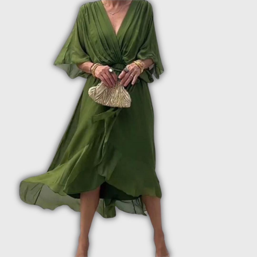Cristi | Wrap Midi Dress