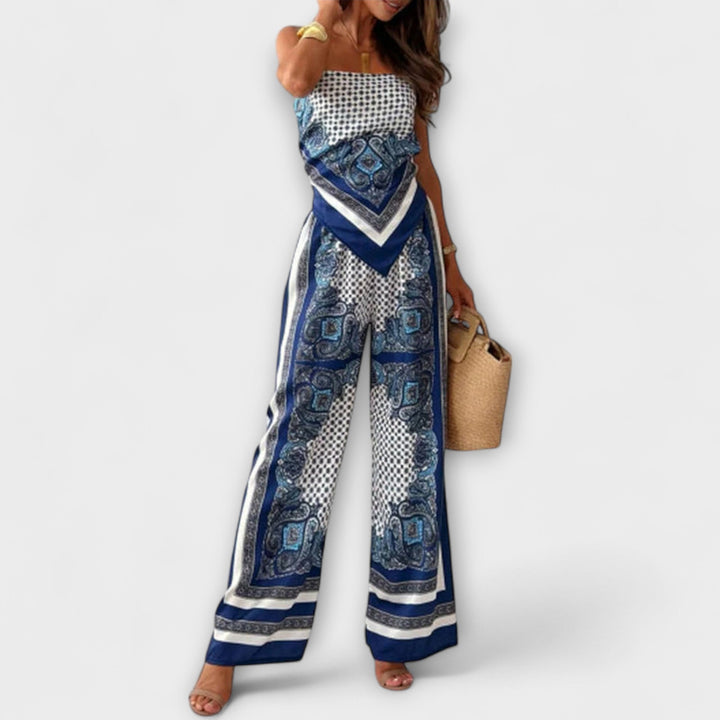 Dakota | Chic Lace-Up Vest & Pants Set