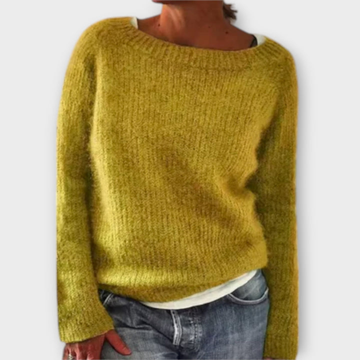 Regine | Solid Knit Sweater