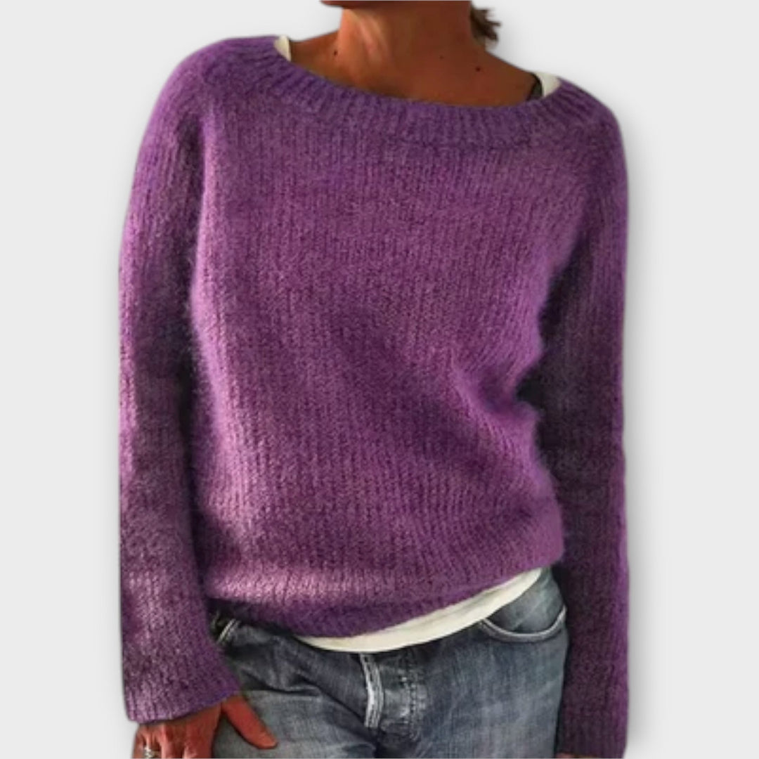 Regine | Solid Knit Sweater
