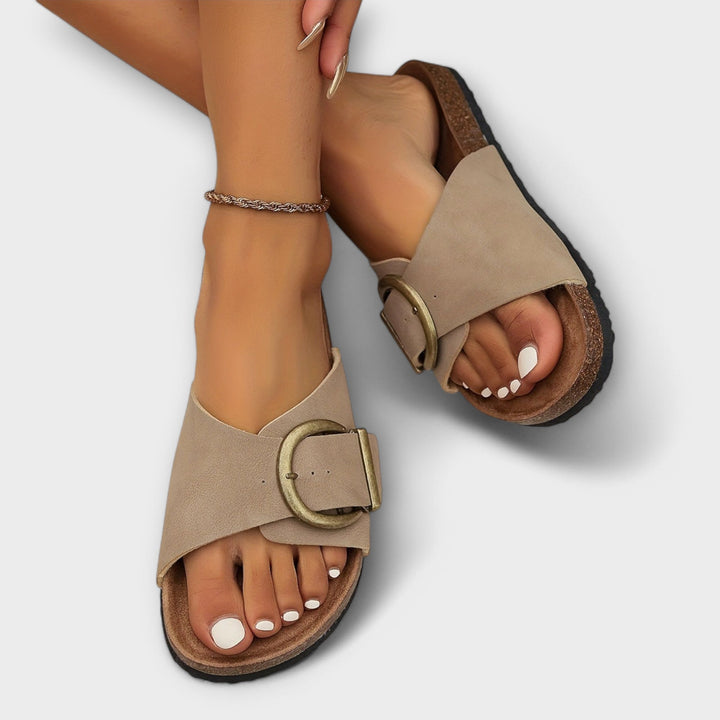 Margie | Sandals with Buckle-Strap Design