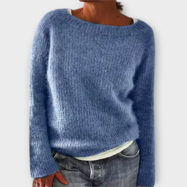 Regine | Solid Knit Sweater
