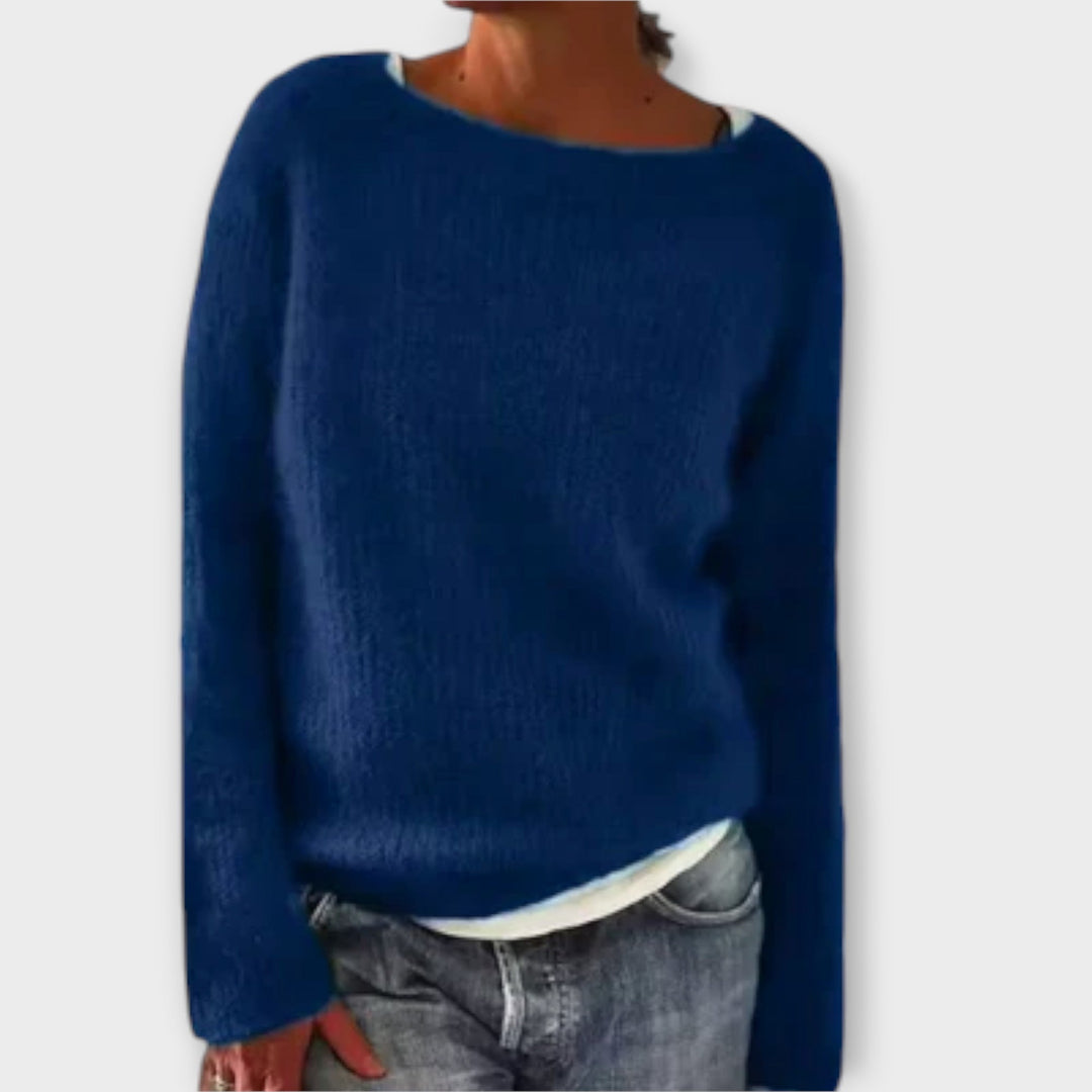 Regine | Solid Knit Sweater
