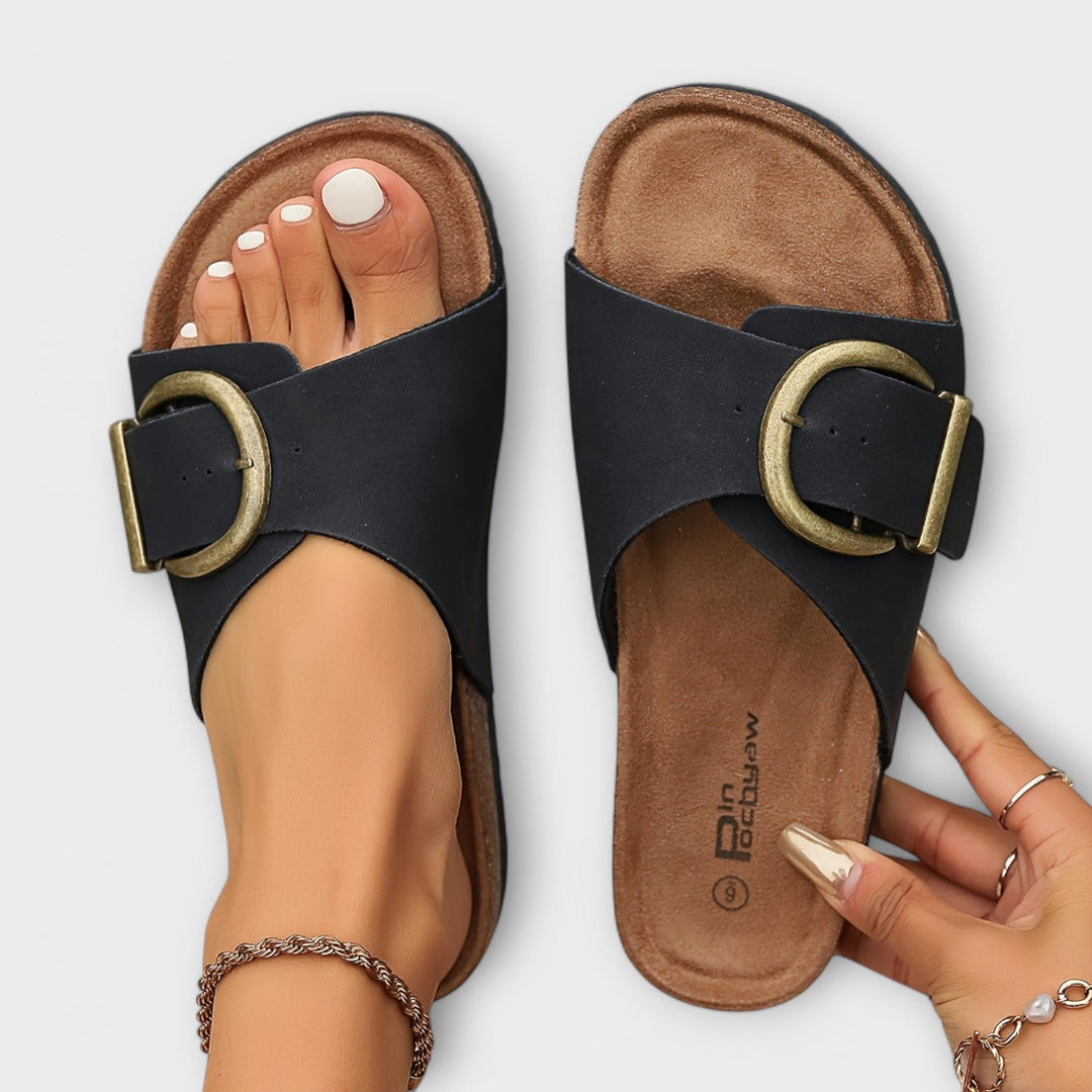 Margie | Sandals with Buckle-Strap Design