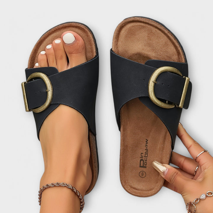 Margie | Sandals with Buckle-Strap Design