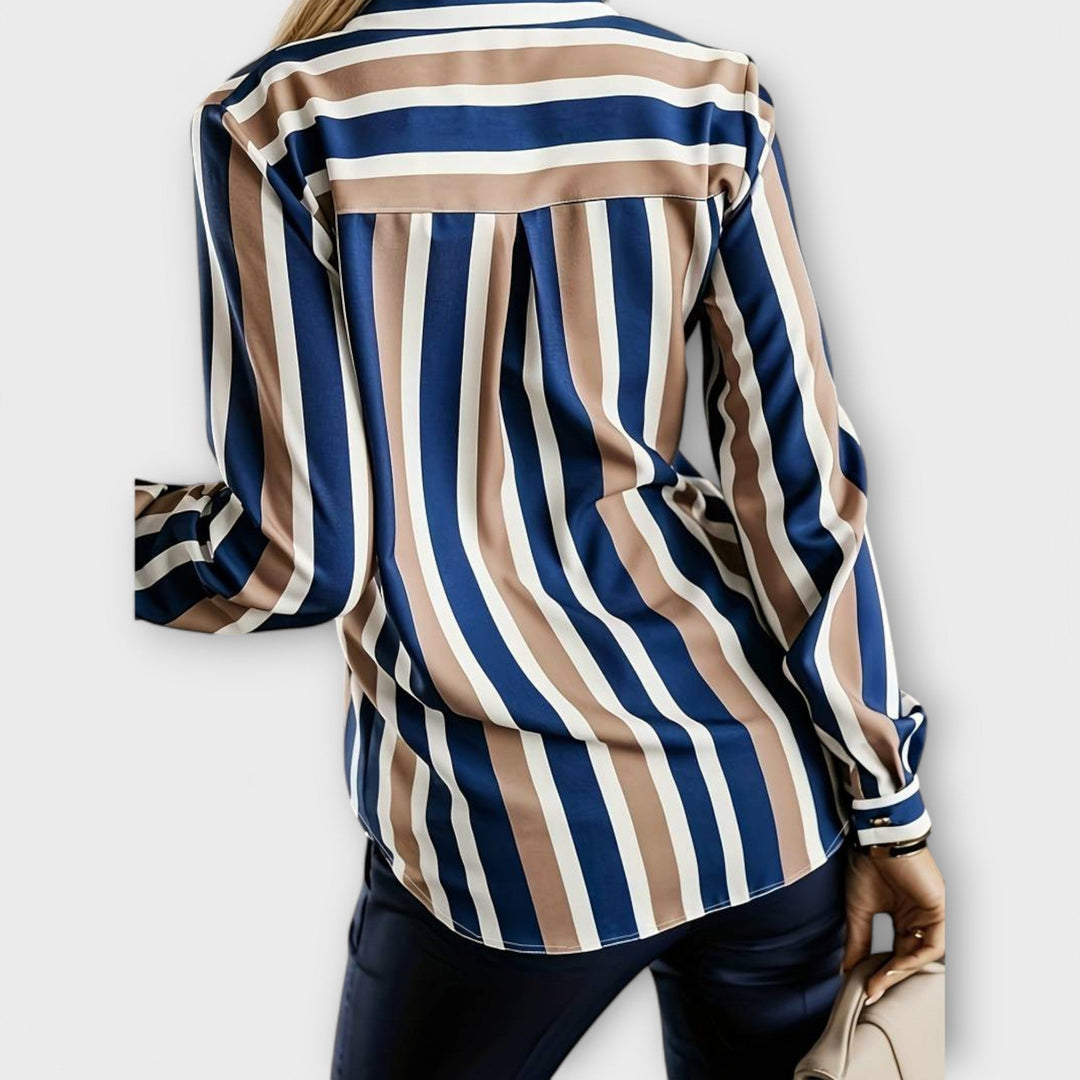 Emily | Casual Striped Blouse