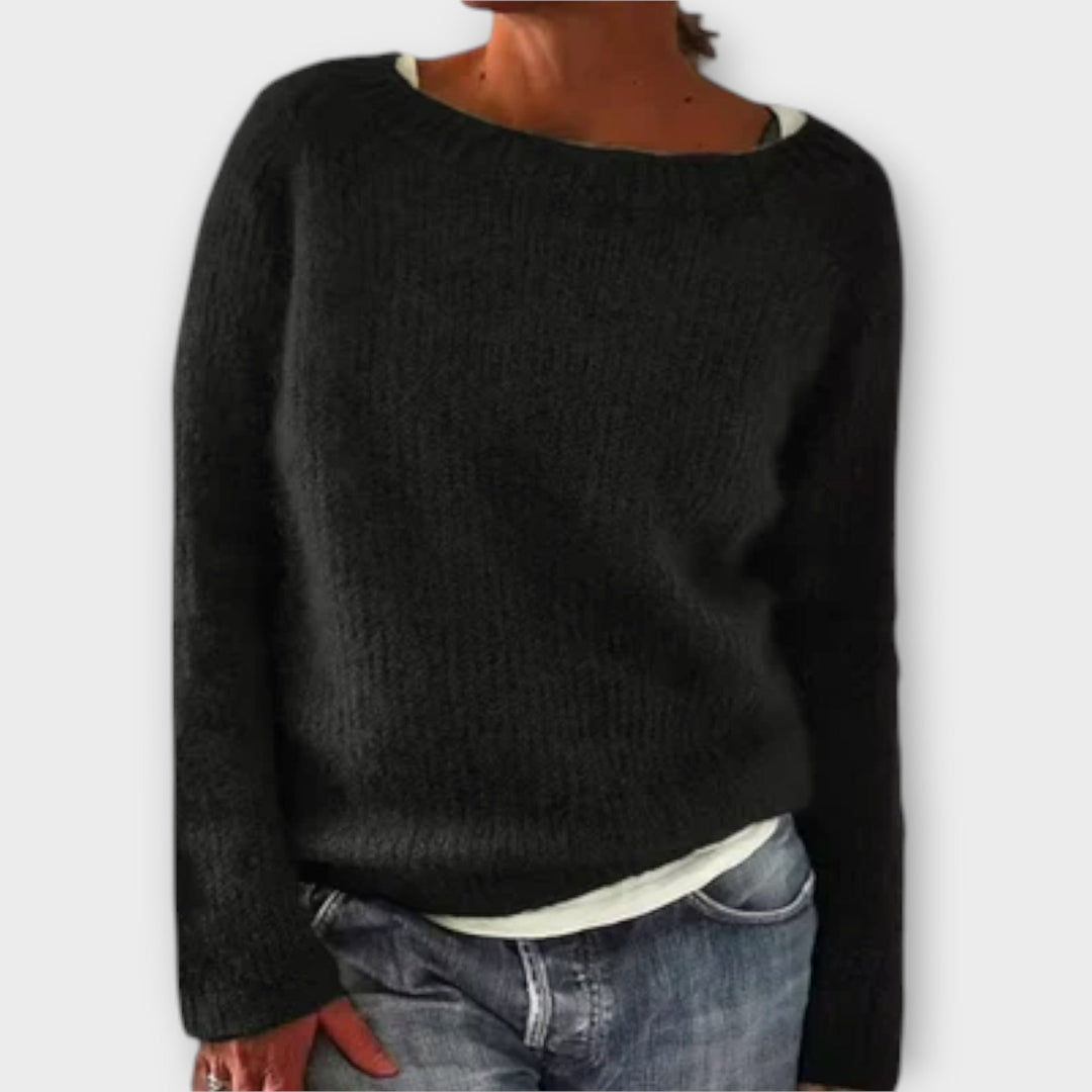 Regine | Solid Knit Sweater