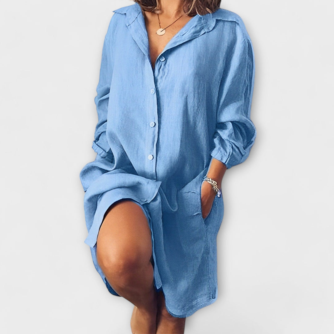 Isla | Casual Linen Blouse