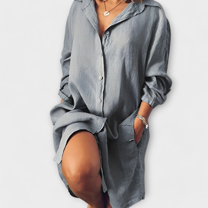 Isla | Casual Linen Blouse