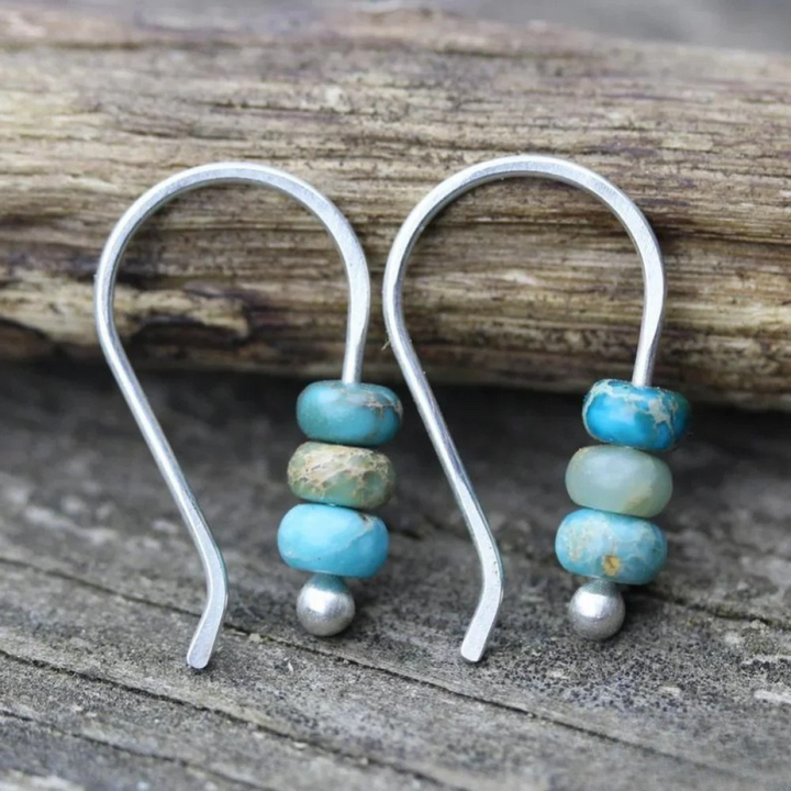 Selene | Turquoise Pearl Earrings