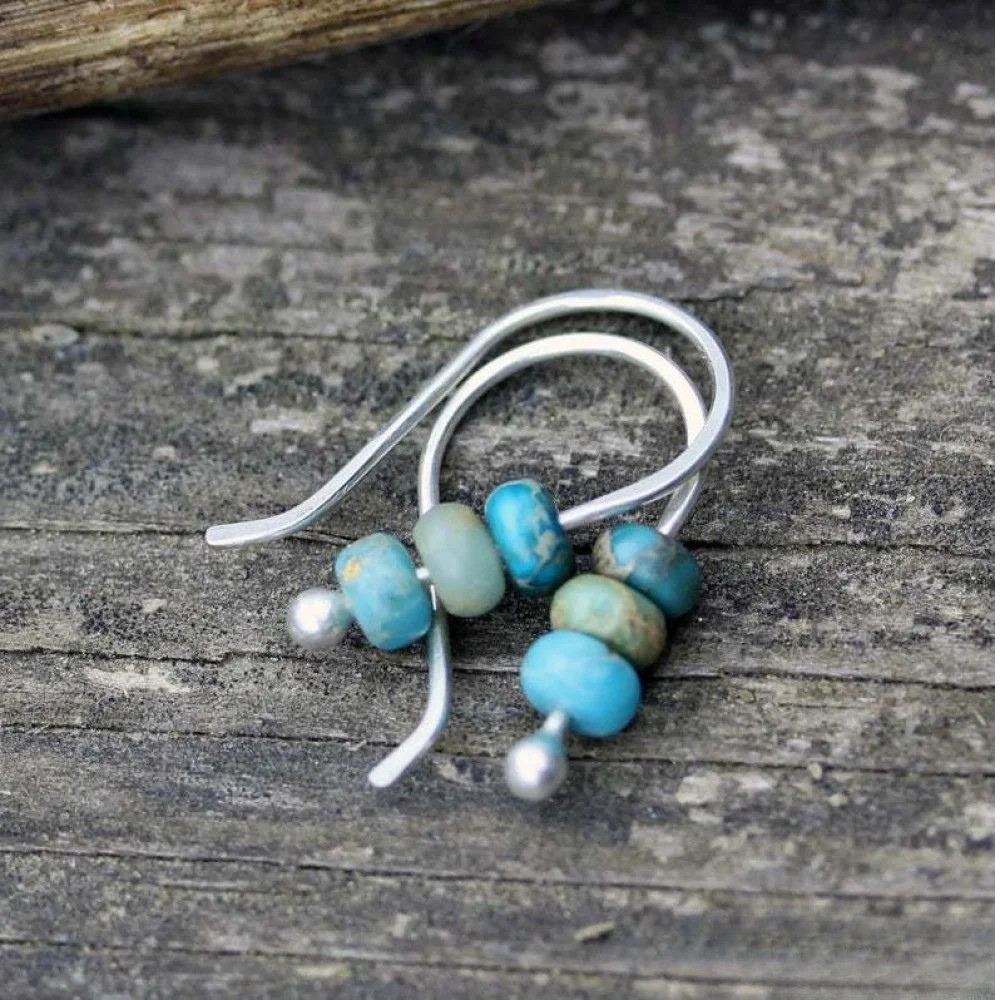 Selene | Turquoise Pearl Earrings