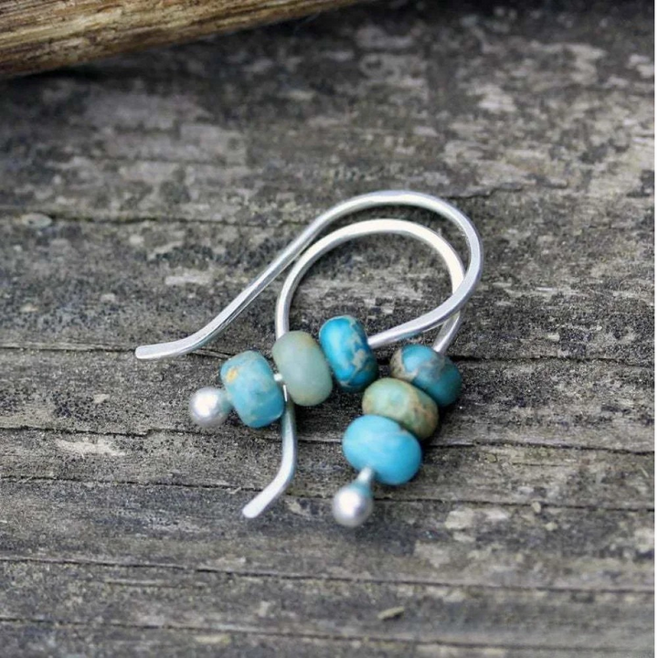 Selene | Turquoise Pearl Earrings