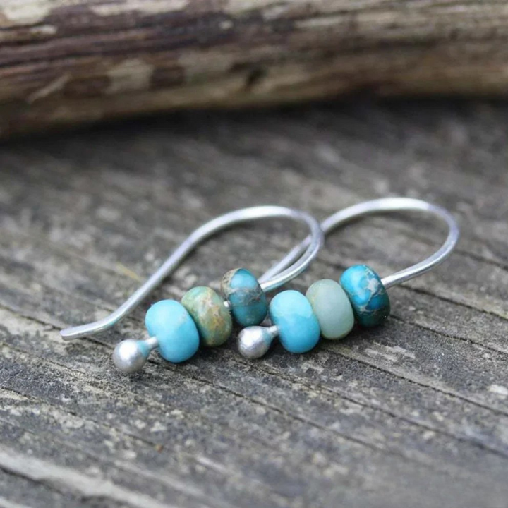Selene | Turquoise Pearl Earrings