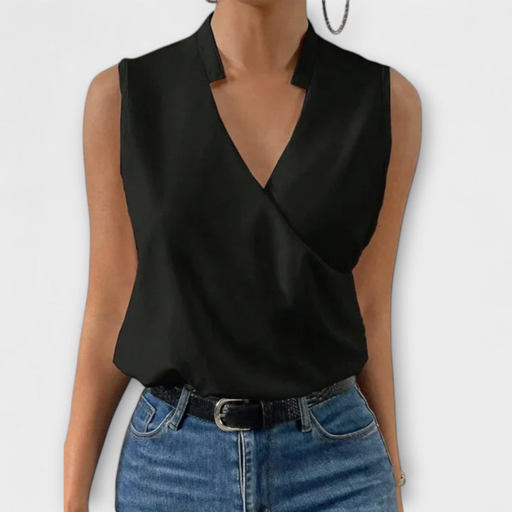 Lila | Soft V-Neck Summer Top