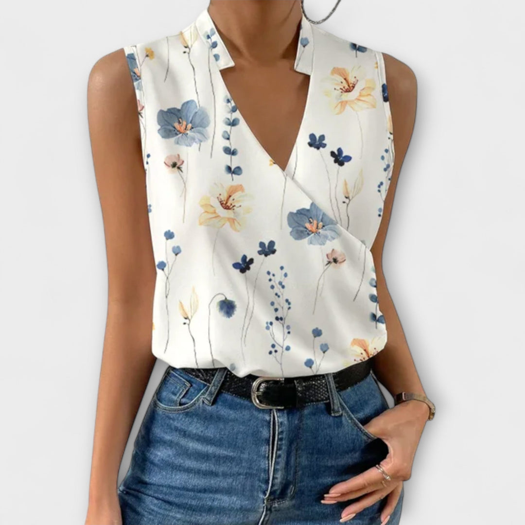 Lila | Soft V-Neck Summer Top