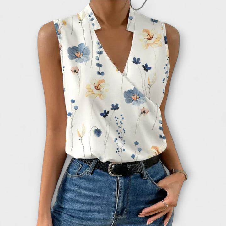 Lila | Soft V-Neck Summer Top