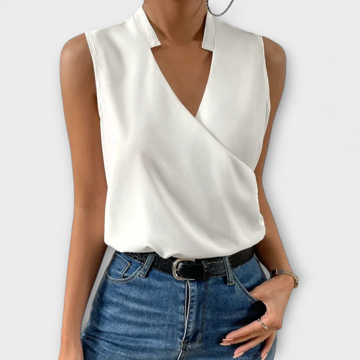 Lila | Soft V-Neck Summer Top