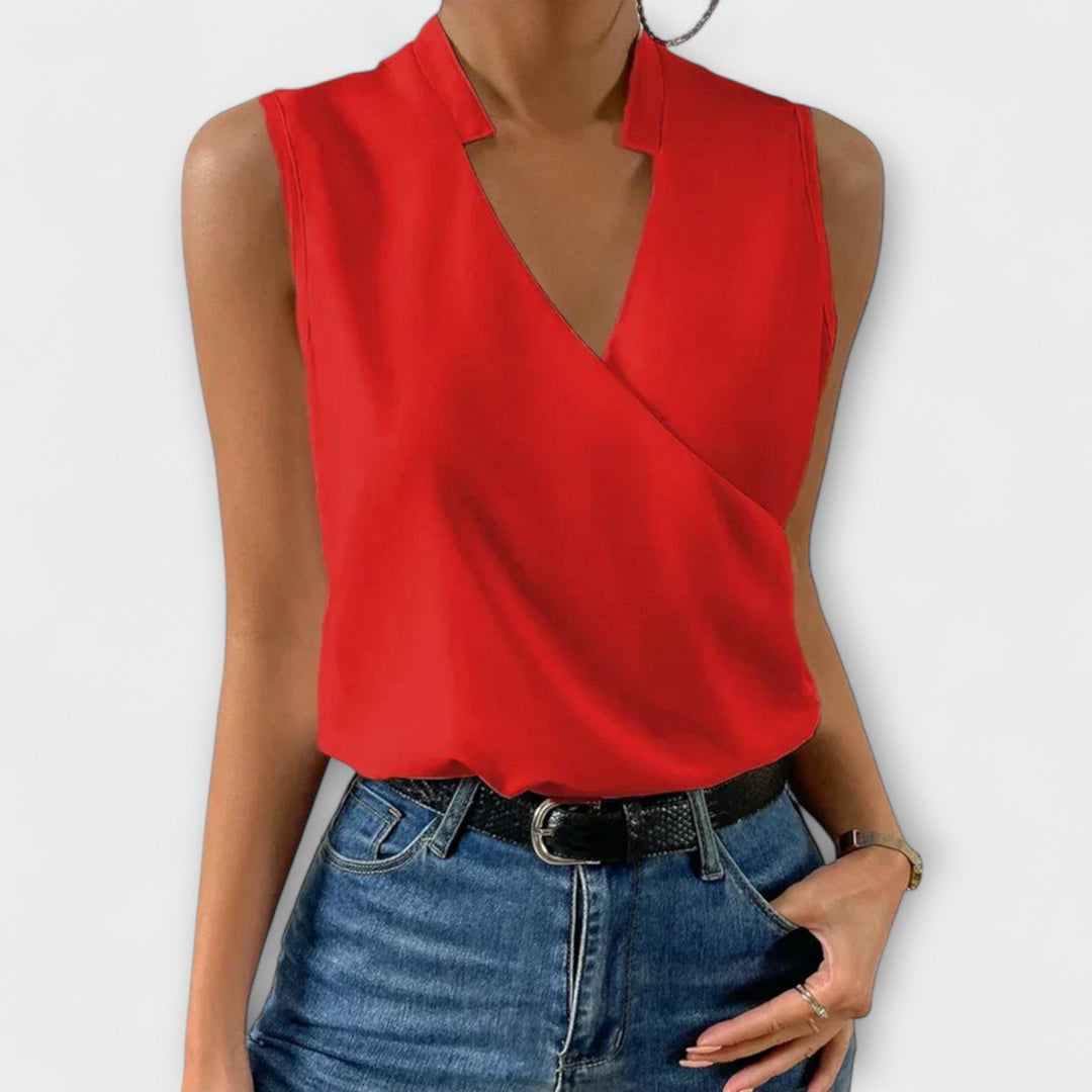 Lila | Soft V-Neck Summer Top