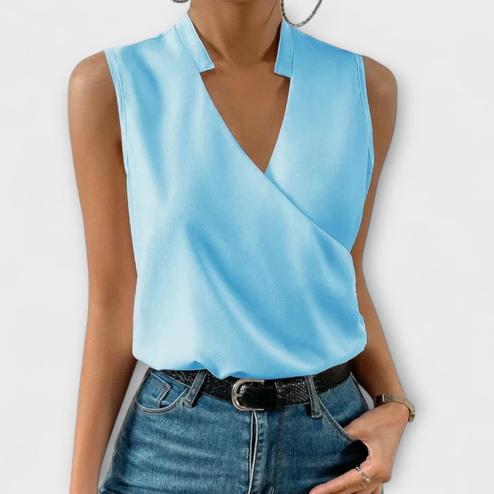 Lila | Soft V-Neck Summer Top