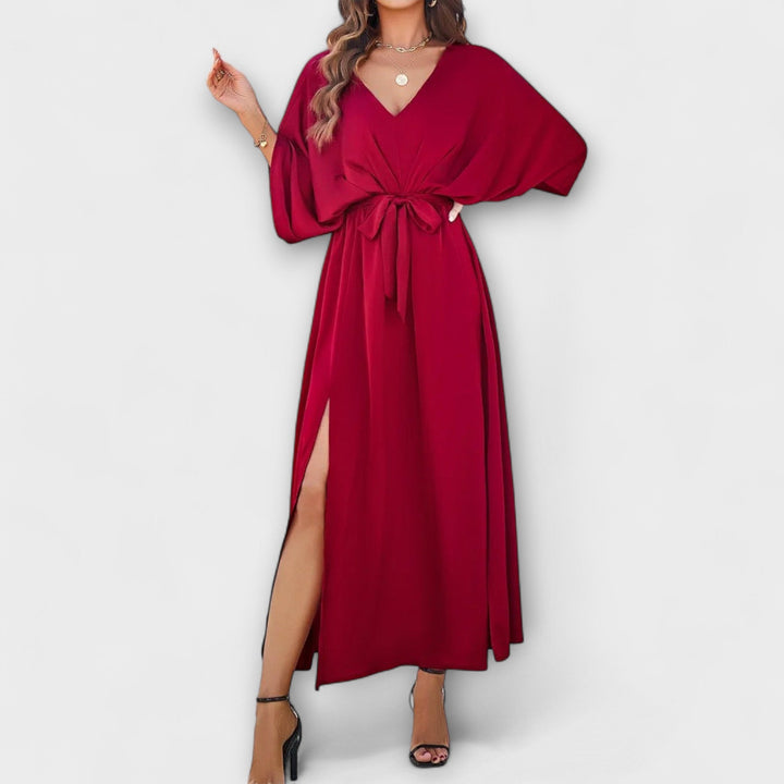 Sabrina | V-Neck Maxi Dress