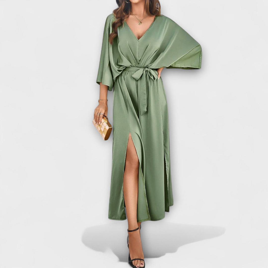 Sabrina | V-Neck Maxi Dress