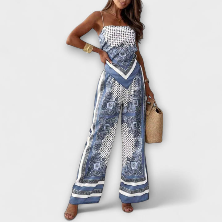 Dakota | Chic Lace-Up Vest & Pants Set