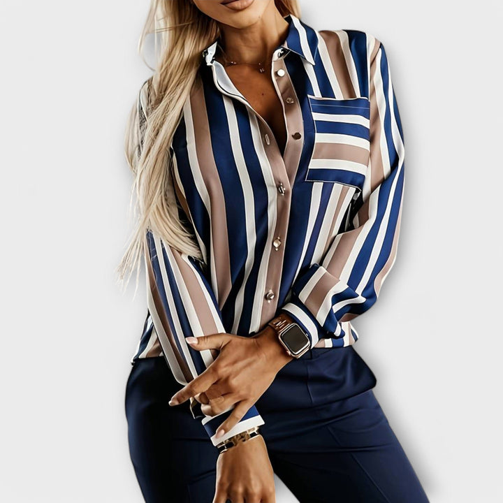 Emily | Casual Striped Blouse