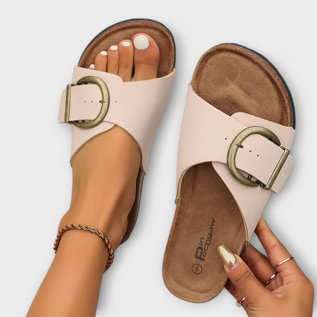 Margie | Sandals with Buckle-Strap Design