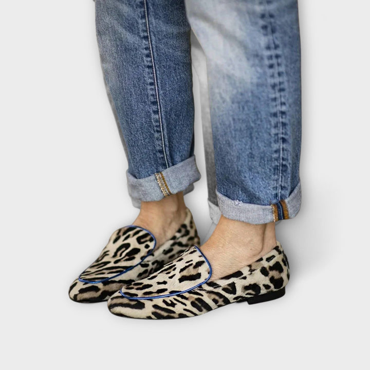 Greer | Casual Leopard Print Moccasins