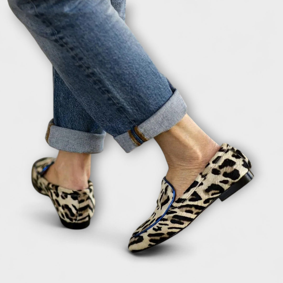 Greer | Casual Leopard Print Moccasins