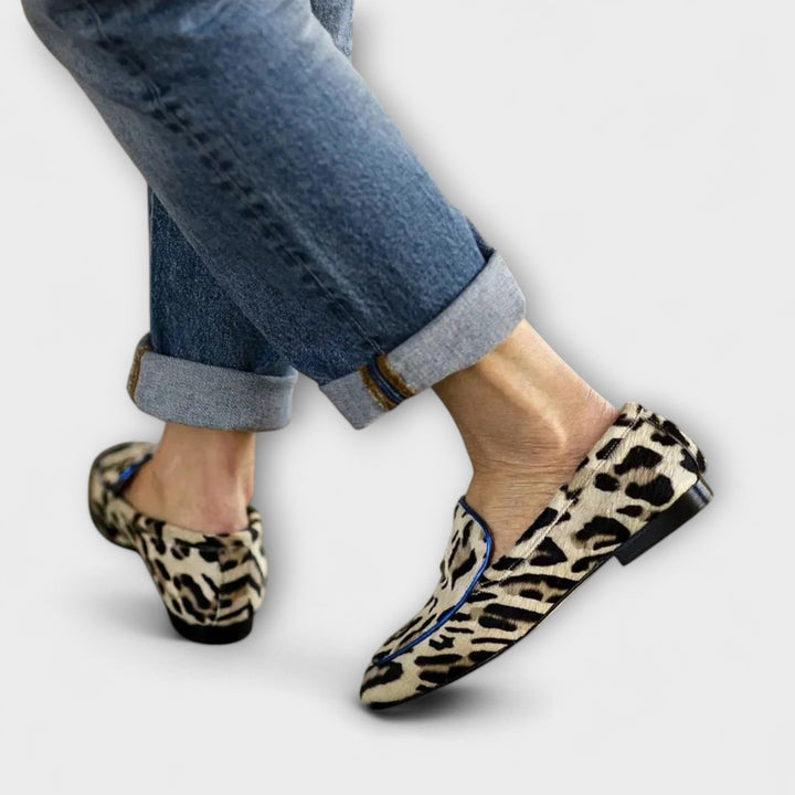 Greer | Casual Leopard Print Moccasins