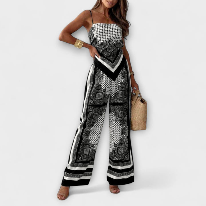 Dakota | Chic Lace-Up Vest & Pants Set