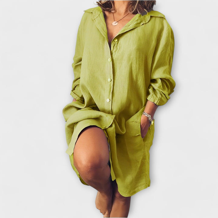 Isla | Casual Linen Blouse