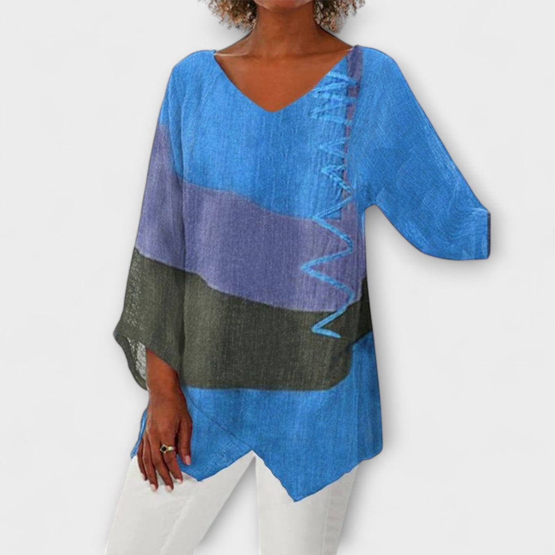 Chloe | Creative V‑Neck Tunic