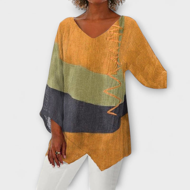 Chloe | Creative V‑Neck Tunic